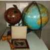 Image 1 : Two Vintage Globes Plus Collectible Decor  20"tallest Globe