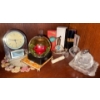 Image 1 : Junk Drawer Goodies - Table Lighters Fragrance Diffusers Suspended Rose Paper Weight & more