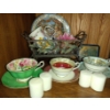 Image 3 : Assortment Of Home Decor  Spoons, Tea & Coffee Cups, Basket, Candles & More