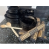 Image 1 : Stunning Noir Dish Collection w/ Rattan Placemats & More 
