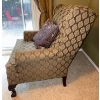 Image 2 : Luxury Wingback Arm Chair - Parlor Chair 28x36x42