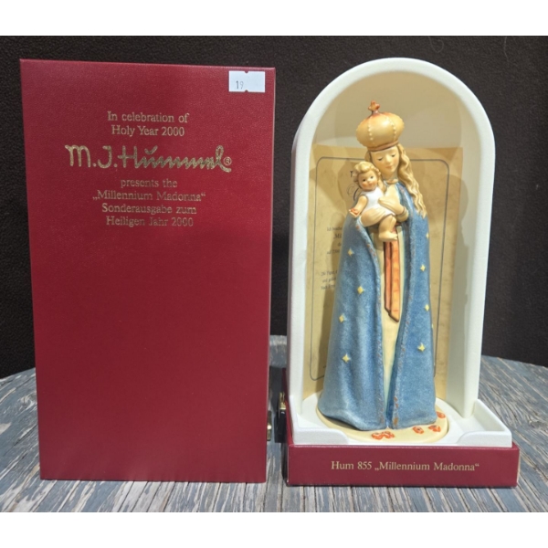 Celebration of Holy Year 2000 M.I.Hummel "Millenium Madonna" In Case
