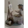 Image 2 : LLADRO Porcelain Lovely Girl Painting, Gorgeous Detailing  -  7T   
