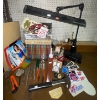 Image 1 : Home Handy Man DIY Building Books Pivoting LED Desk Lamp Assorted Hand Tools & More