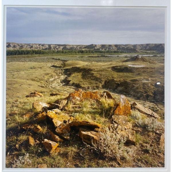 Framed Badlands Vision Quest Site- Robert Van Schaik (14.5 × 14.5 in, Unframed)