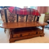 Image 4 : Solid oak coffee table in amazing Condition. 59 L 16 h 24w 
