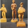 Image 6 : Caron Woodwork Wooden Sculptures, Tall Wooden Lad and Hand Carved Wooden Box