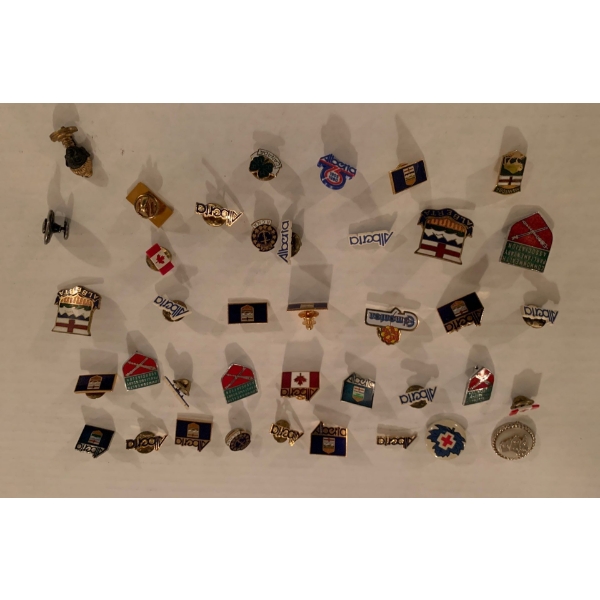 Assorted Lapel Pins - Theme Alberta CANADA