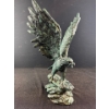 Image 1 : Aquamarine Eagle Statue 24T Meticulous Detail Very Heavy