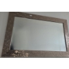 Image 2 : Metal Pebble-Look Mirror 35 X 23 