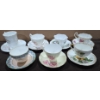 Image 1 : 7 Teacups with Matching Saucers