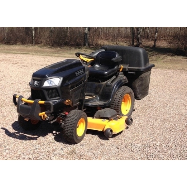 2014 Craftsman Pro Series 26HP 54 Riding Lawn Mower With Grass Bagger and Attachments-See Video