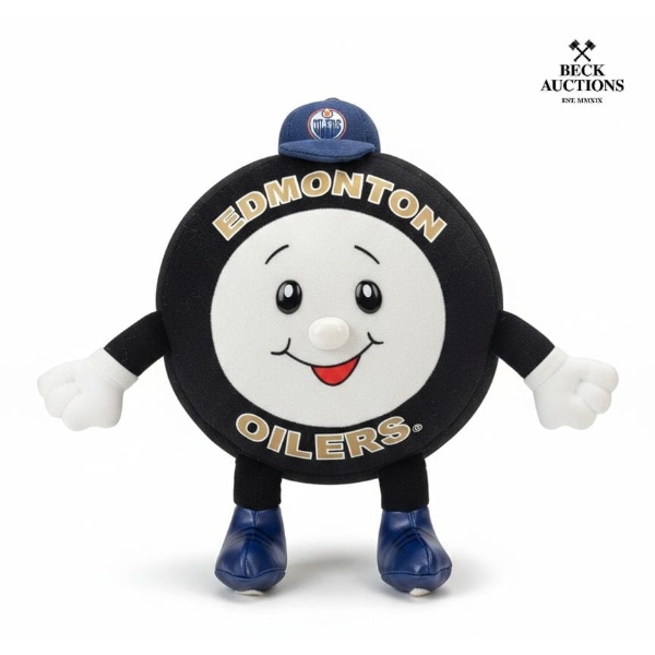  Edmonton Oilers Merchandise Featuring "Hunter" The Lynx, The Team Mascot.  Hunter was named after "