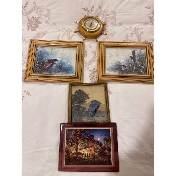 Assorted Home Accents Weather Wise Captains Wheel 8T w/ Assorted Prints 9x7