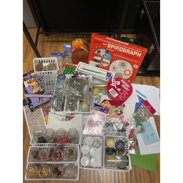 Crafters Collection Spirograph Adhesive Gems Assorted Trinkets &  More 