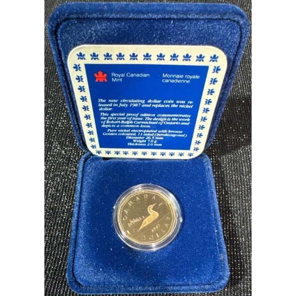 1987 Canadian Loonie 