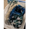 Image 2 : 2 Totes Jam Packed w/ Outdoor Holiday Decor - Light Up Garland Winter Foilage & more