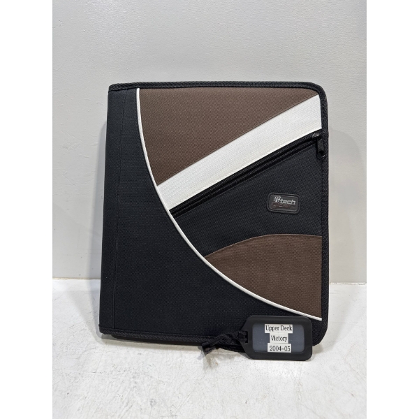 Binder of Upper Deck Victory 2004-05 Hockey Cards