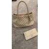 Image 1 : DKNY Ladies Fashion Accessories - Ivory Diamond Tufting Design - Wallet & Purse