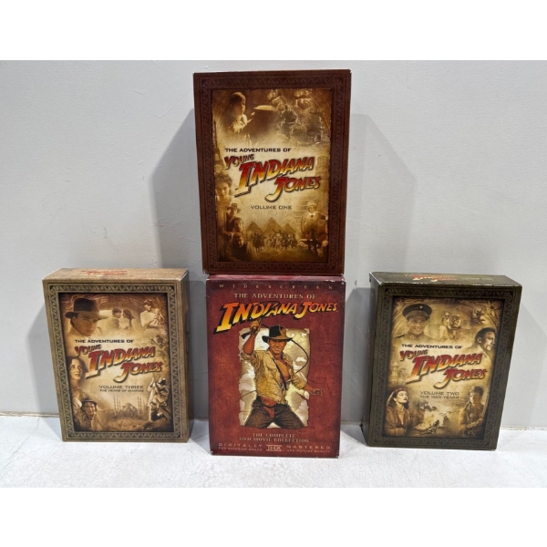 Collection of Indiana Jones/Young Indiana Jones DVDS