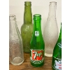 Image 4 : Collection of vintage glass bottles. Canada Dry, 7-up, Antique Capital Beverages, Calgary & more