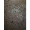 Image 2 : High Pile Asian Area Rug - Floral Embellishments - 108x120 