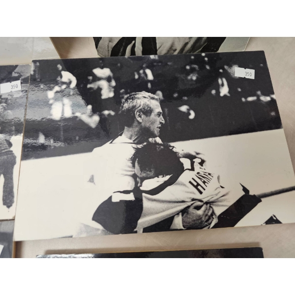 Black-and-White Hockey-Themed Photographic Prints