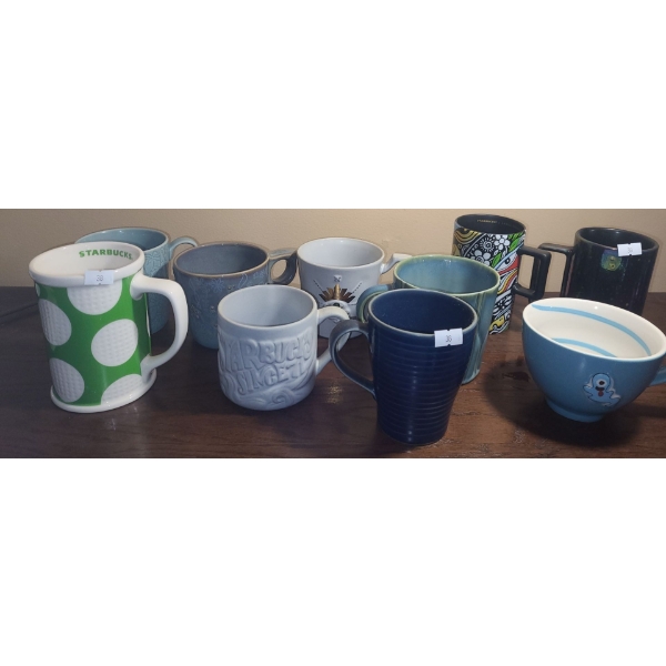 Assorted Starbucks Mugs