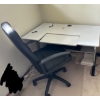 Image 1 : Desk (48W, 30D, 29T) & Office Chair (Chair & Desk Only) 