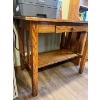 Image 4 : Small Oak Antique Desk or small kitchen table 34w 23 D 28H 