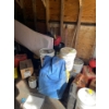 Image 3 : contents of shed several tarps, several buckets of coal pumps, dollies, Jerry cans, no delivery Brin
