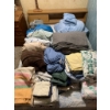 Image 1 : Large lot of Vintage and Modern Bedding and Linens with Blankets and Sheets