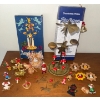 Image 1 : Scandinavian Christmas Decorations - Carousel Candle Holders Angel Chimes & more