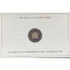 Image 6 : 2005 Canadian Proof Set With Fine Silver Dollar 92.5% Silver 1.94 Troy Ounces
