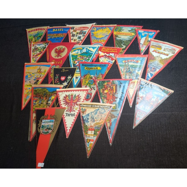 Pennants Including: Basel, Tirol, Hameln and More!