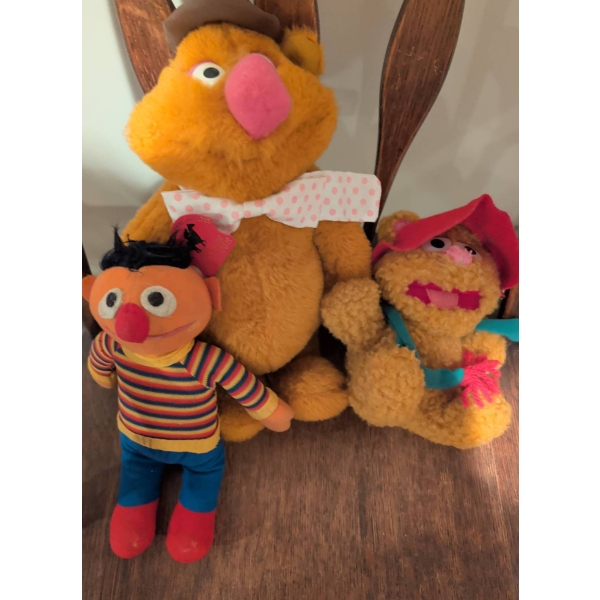 Three Plush Toys Featuring Iconic Characters