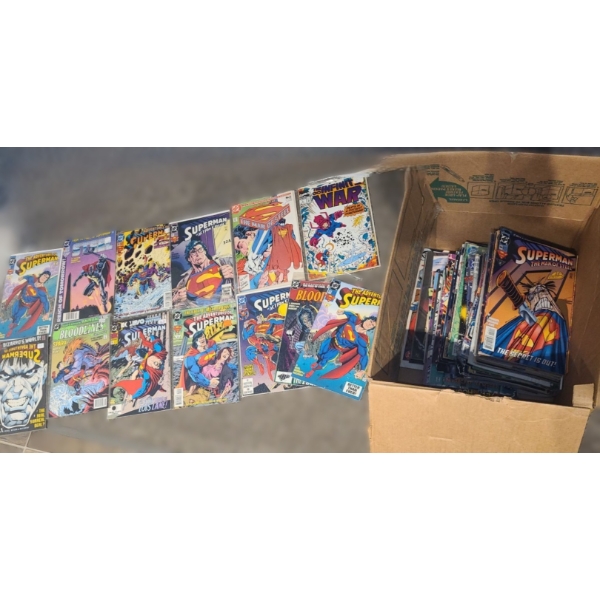 Selection of Superman Comics as Pictured