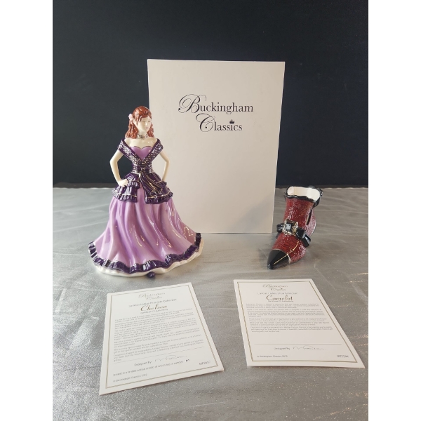 Buckingham Classics Figurines "Alexandra" and "Camelot"