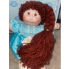 Image 1 : New Cabbage Patch Kid - Brown Braid Blue Dress In Box