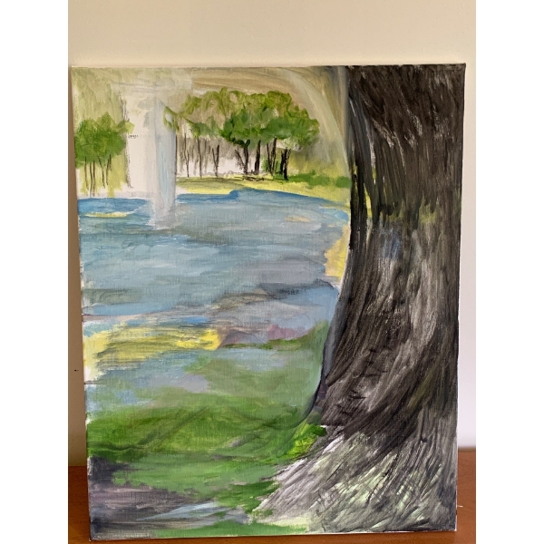 Lauri Ansell Lakeside Canvas Board  16 x 20