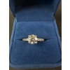 Image 1 : Platinum Ring with 1.50ct Round Brilliant Diamond Engagement Ring