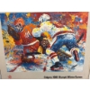 Image 2 : Calgary 1988 Olympic Winter Games Poster Signed by Artist Wesman, 30" x 24"