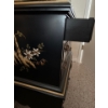 Image 3 : Hand Painted Black Lacquered Chinoiserie Secretariat 25x16x32