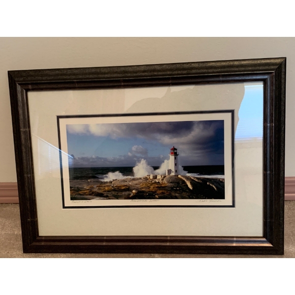 Ivan Fraser Peggy's Cove November Storm 17x12 (Duplicate)