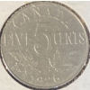 Image 2 : 1926 VG Far 6 Canadian Nickel