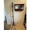 Image 1 : Key holder mirror and wrought iron coat rack