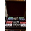 DELUX Poker Chip Set In Hard Shell Travel Case 