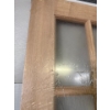 Image 2 : Wooden Door w/ Glass Paneling - 30W, 1.5D, 80.25T