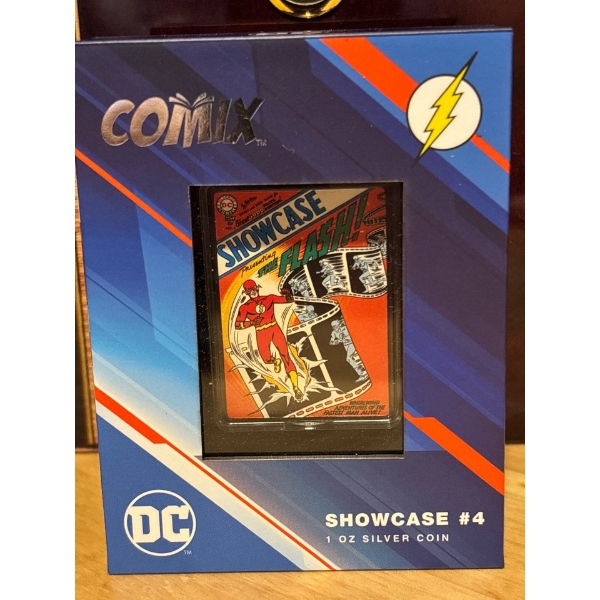 2023 $5 DC COMIX SHOWCASE #4: THE FLASH 2 OZ SILVER COIN