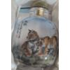 Image 1 : Artist: Du Qing Tao "Tiger" Wang Xisan Ji School Reverse Painting Snuff Bottle